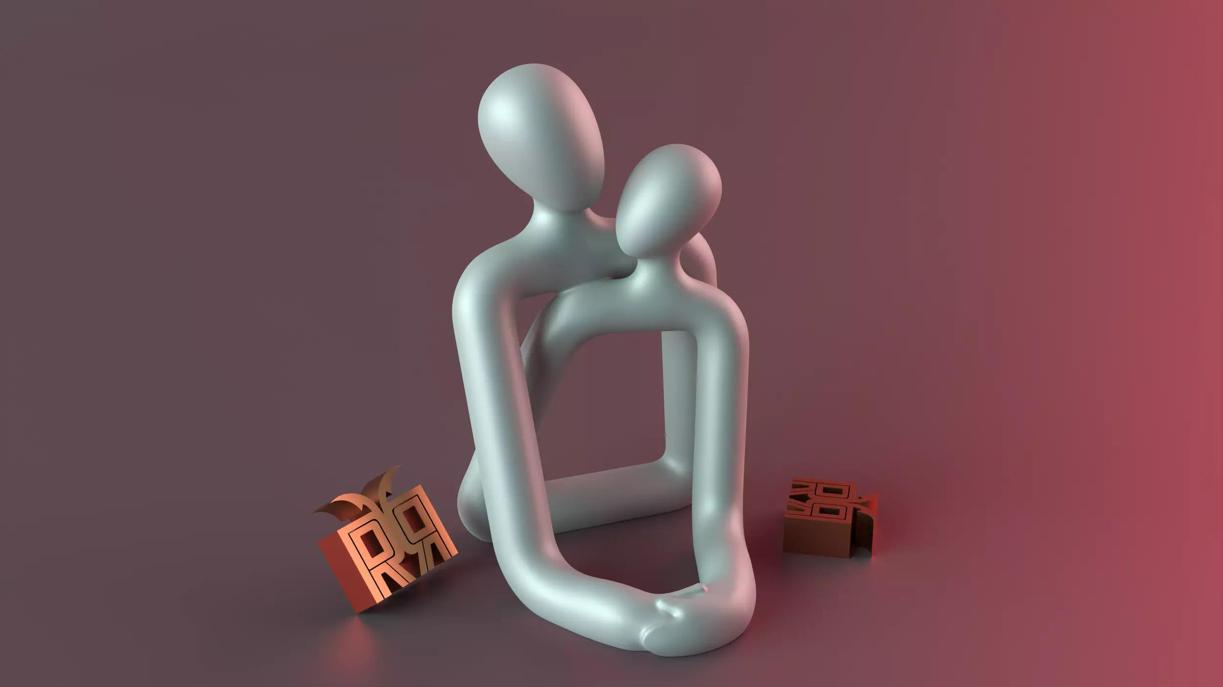 love decor Sculpture 02 3D print model_0