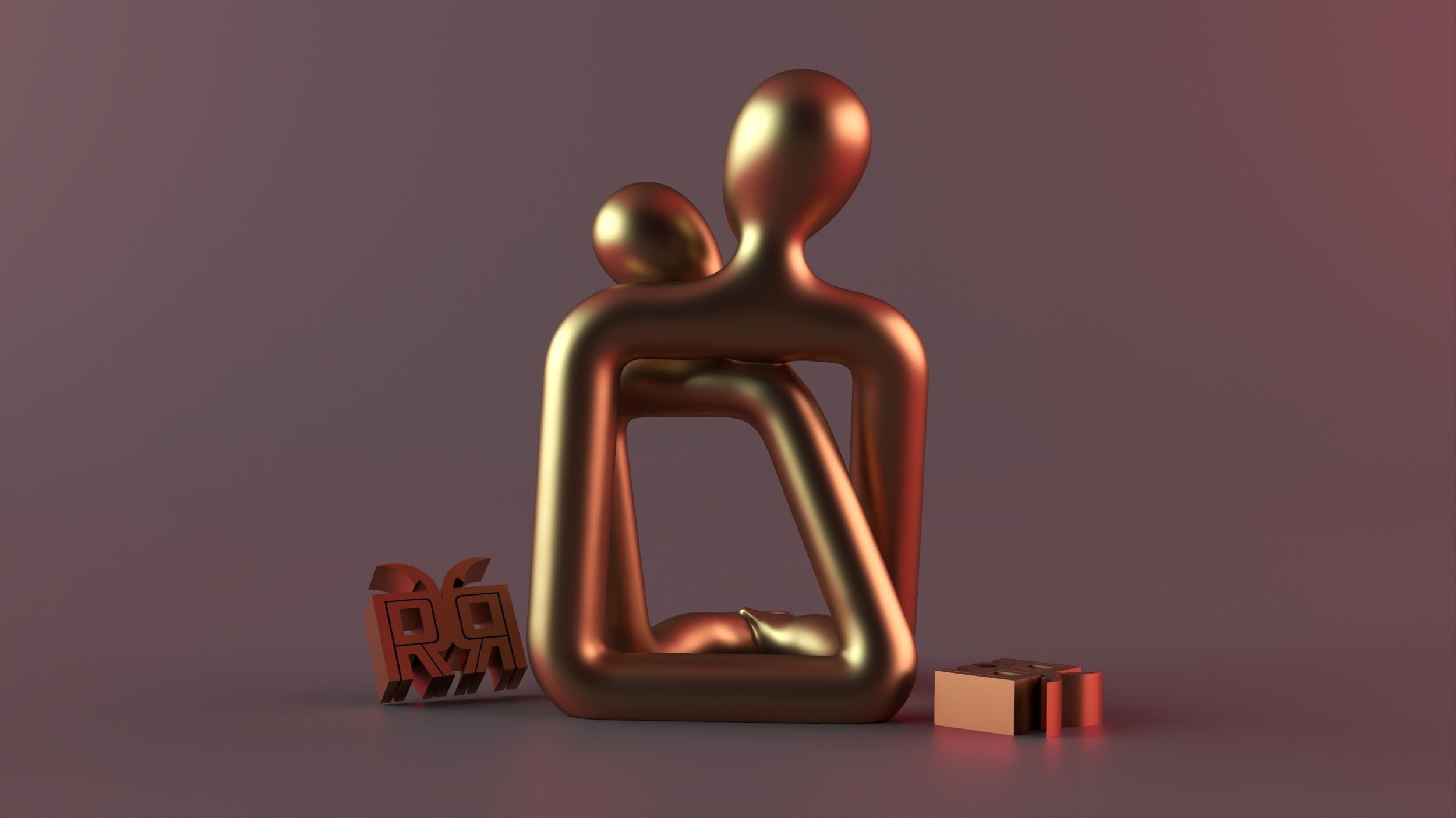 love decor Sculpture 02 3D print model_12