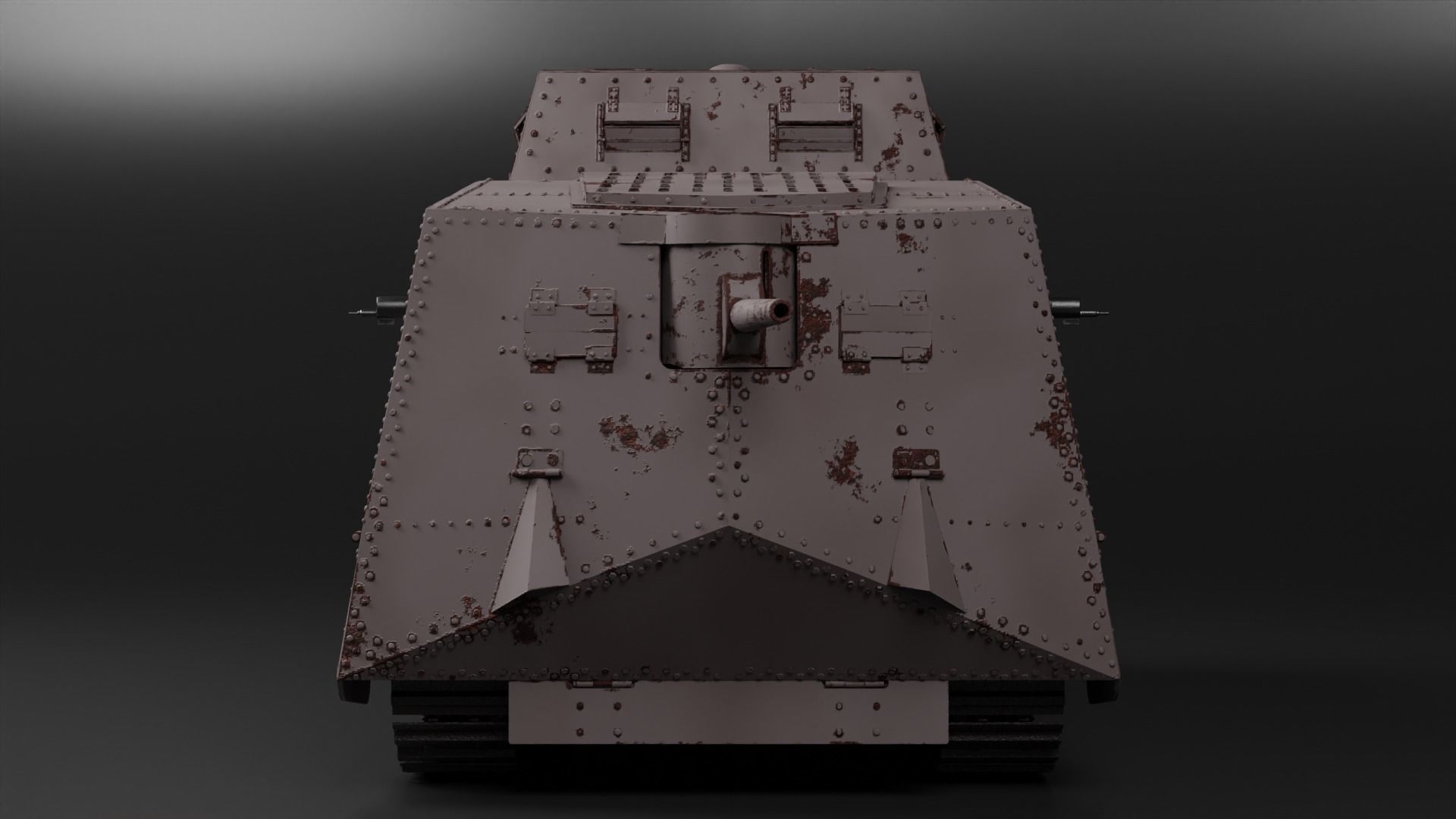 A7V Tank 3D model_2