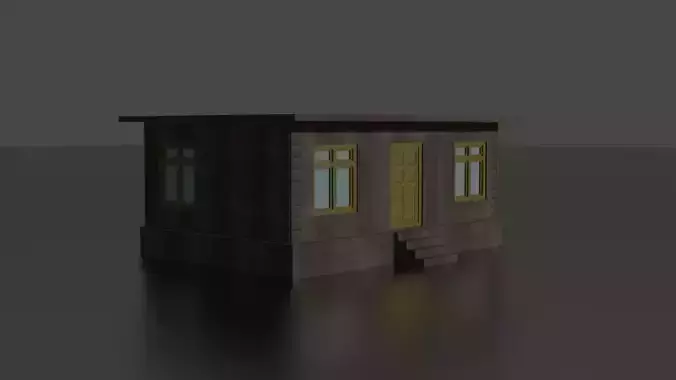 City house low-poly