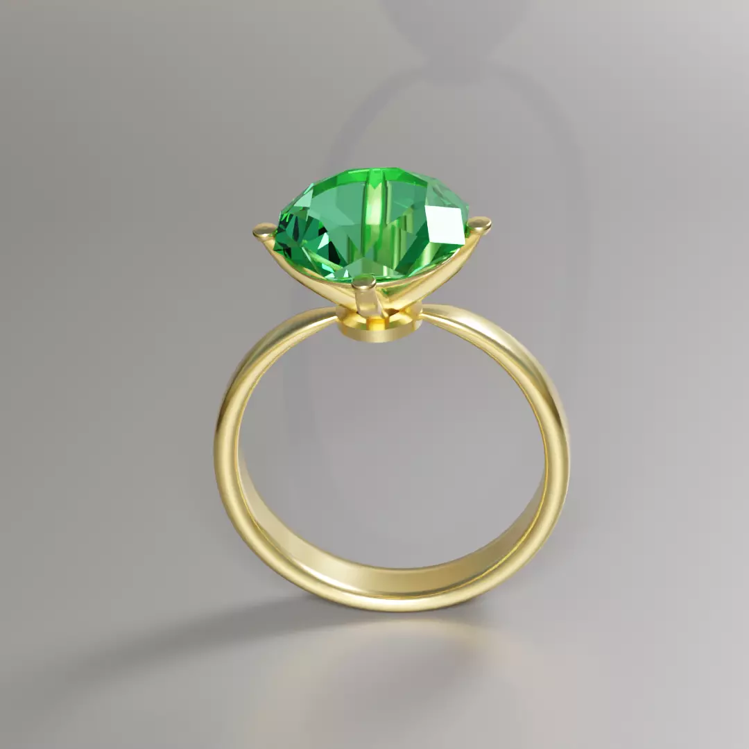 dimond ring 3D model_0