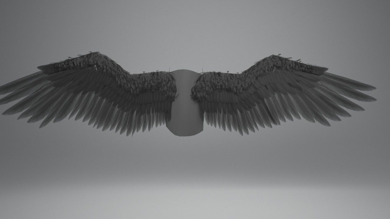 Angel Wings 3D model_5