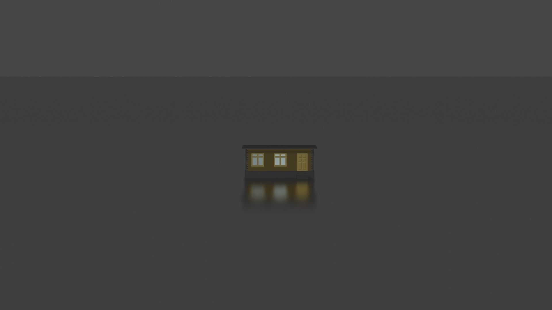 city house low-poly Low-poly 3D model_19