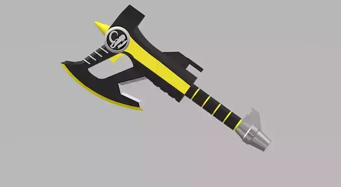 Black Ranger Mammoth Axe MMPR 3D print model