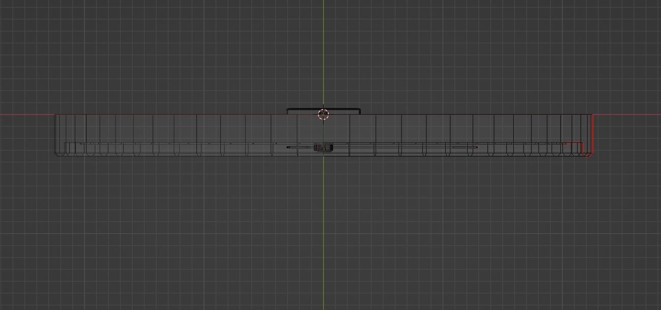 Clock on wall Low-poly 3D model_15