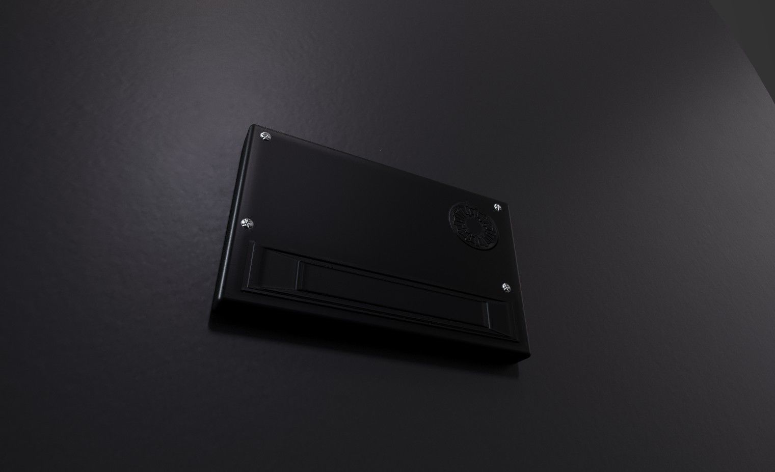 Clock on wall Low-poly 3D model_3