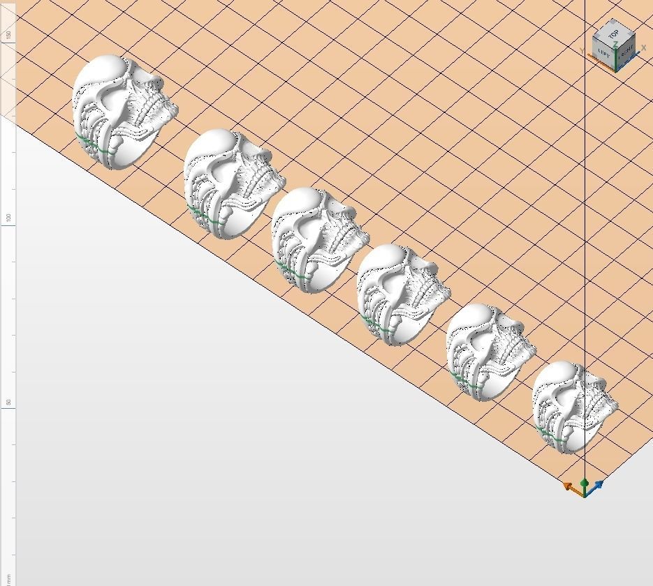  Skull Ring Biomechanics style  STL 3d model for 3d printing 3D print model_9