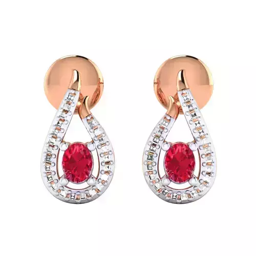 Women Earrings STL JCD OBJ FBX Renders Details