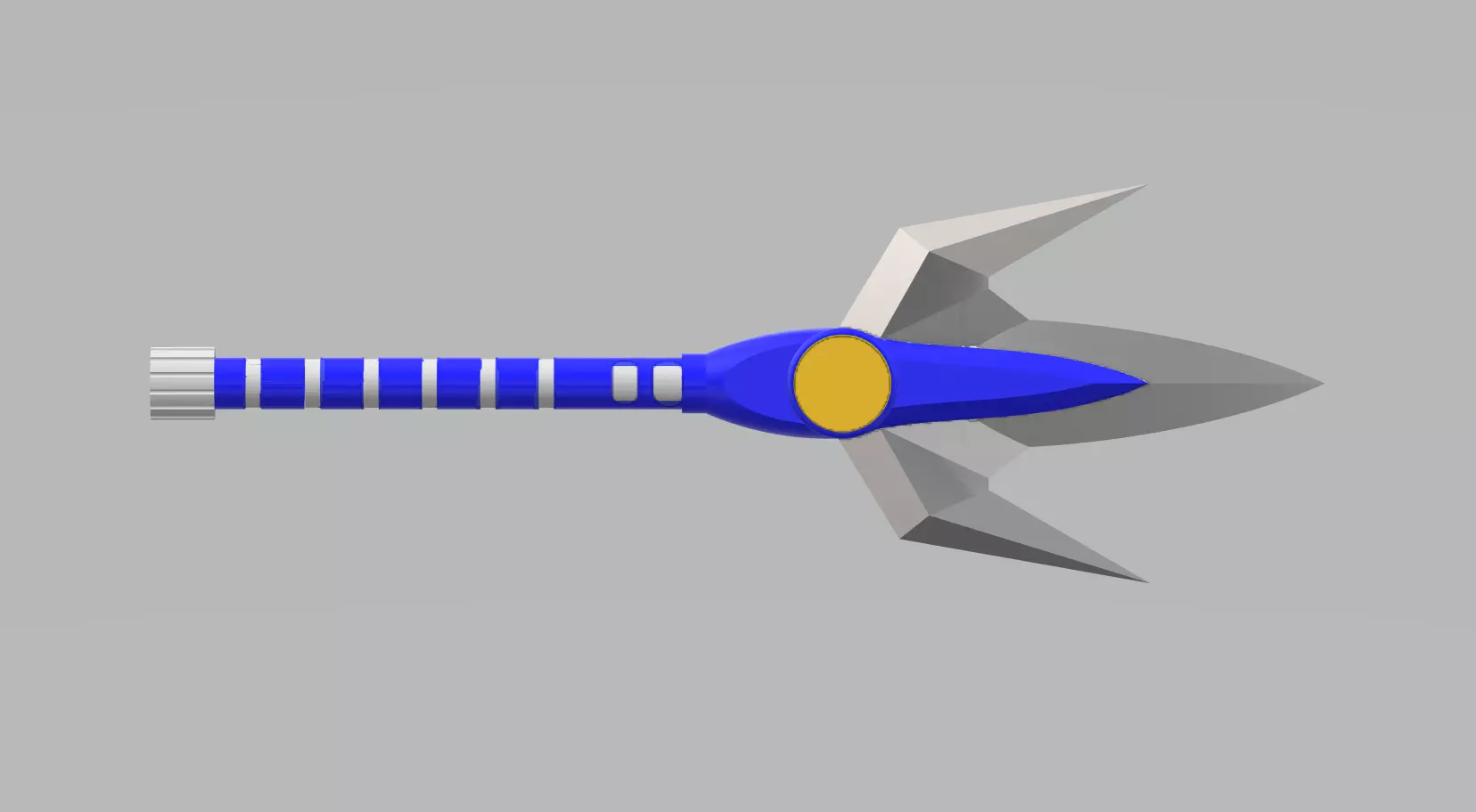 Blue Ranger Tricera Lance MMPR 3D print model_0