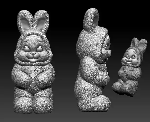 rabbit toy bunny wearing outfit