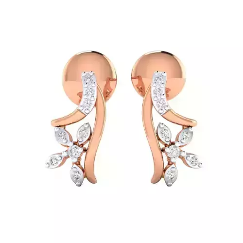 Women Earrings STL JCD OBJ FBX Renders Details