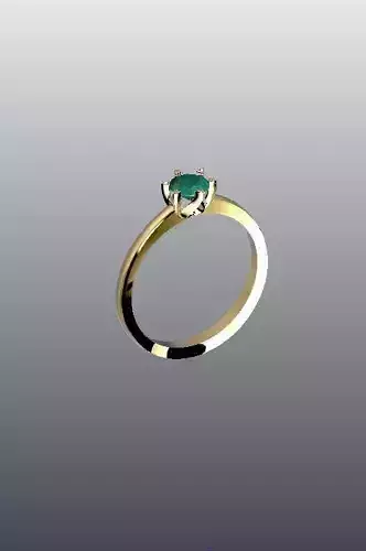 Ring Solitair 3D print model