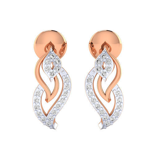 Women Earrings STL JCD OBJ FBX Renders Details 3D print model