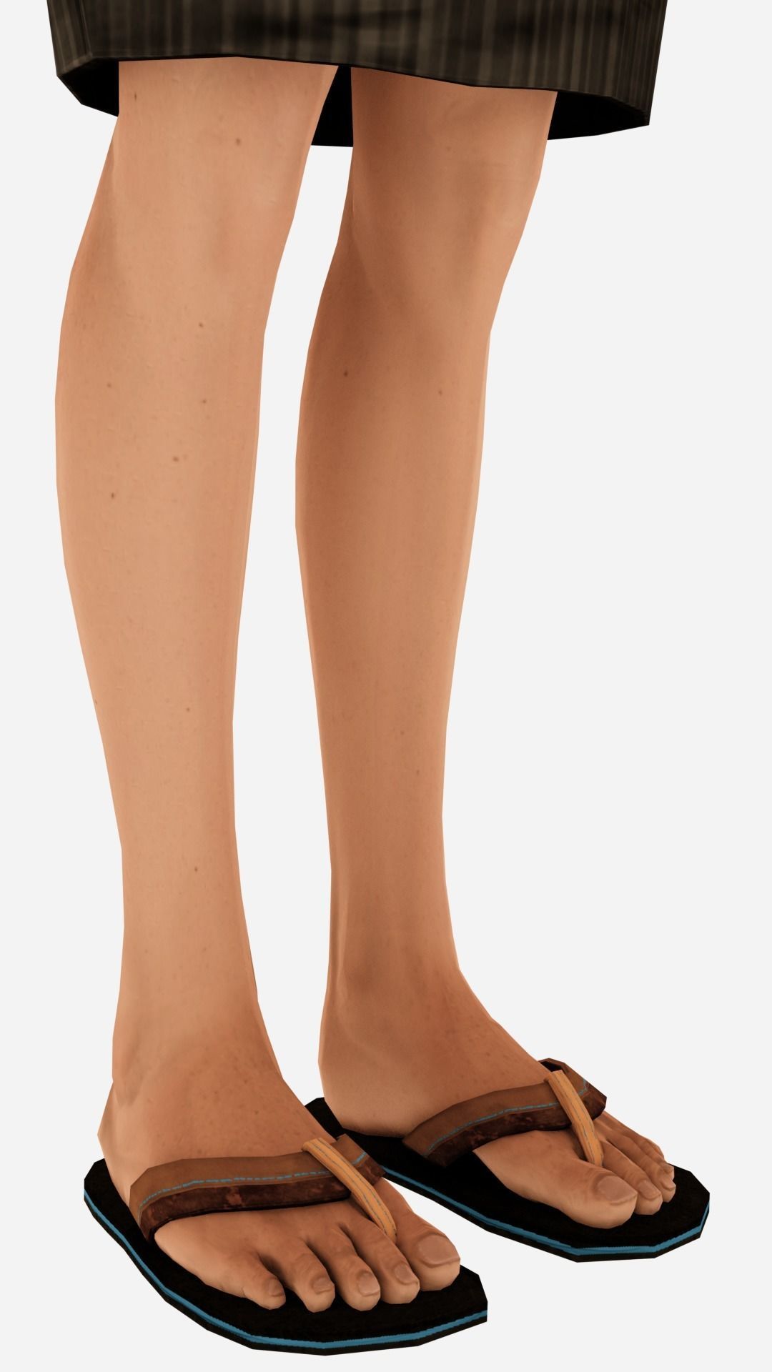 Female Corporate Character Model High Quality 3D model Low-poly 3D model_5