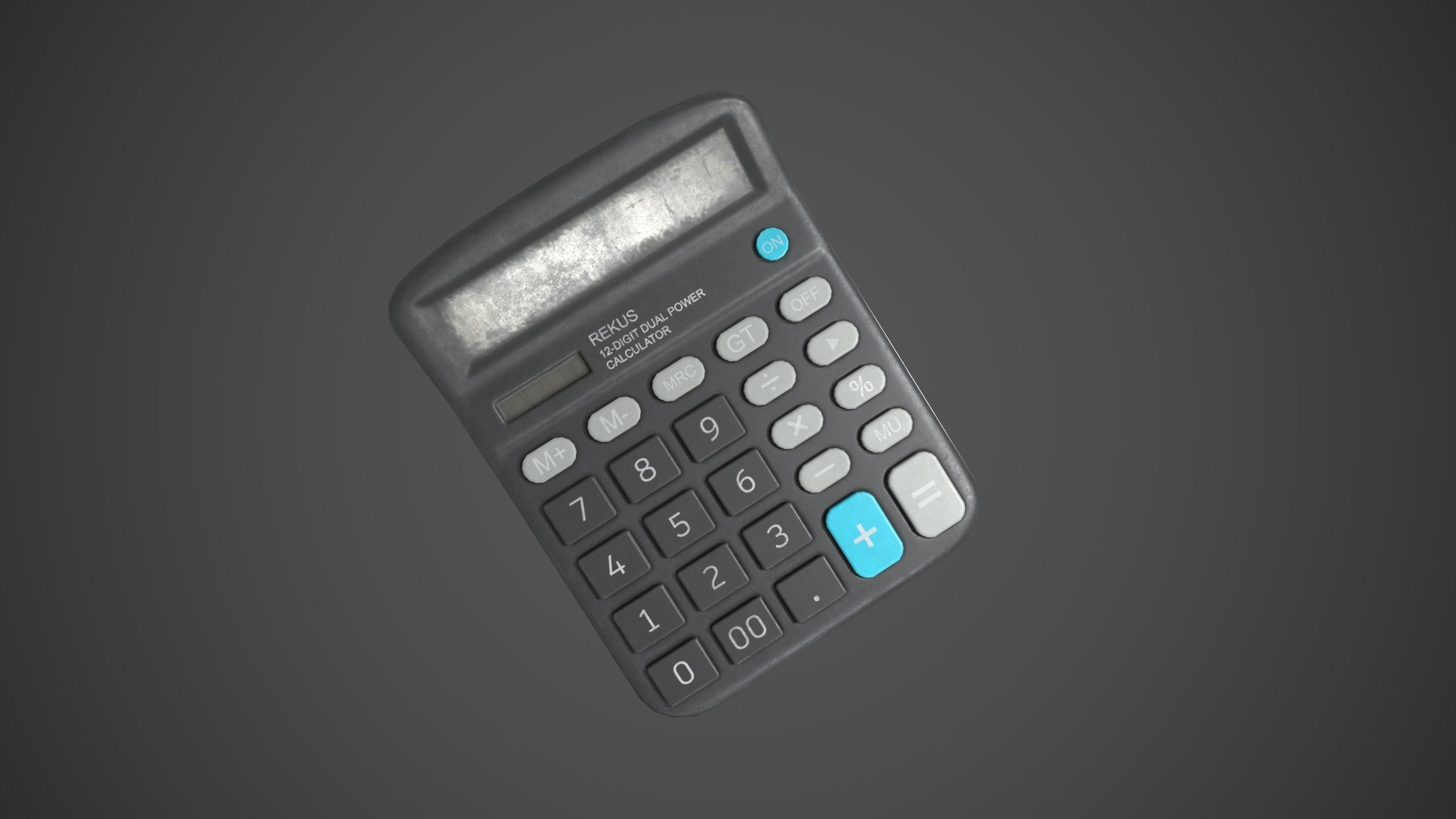 Calculator Low-poly 3D model_17