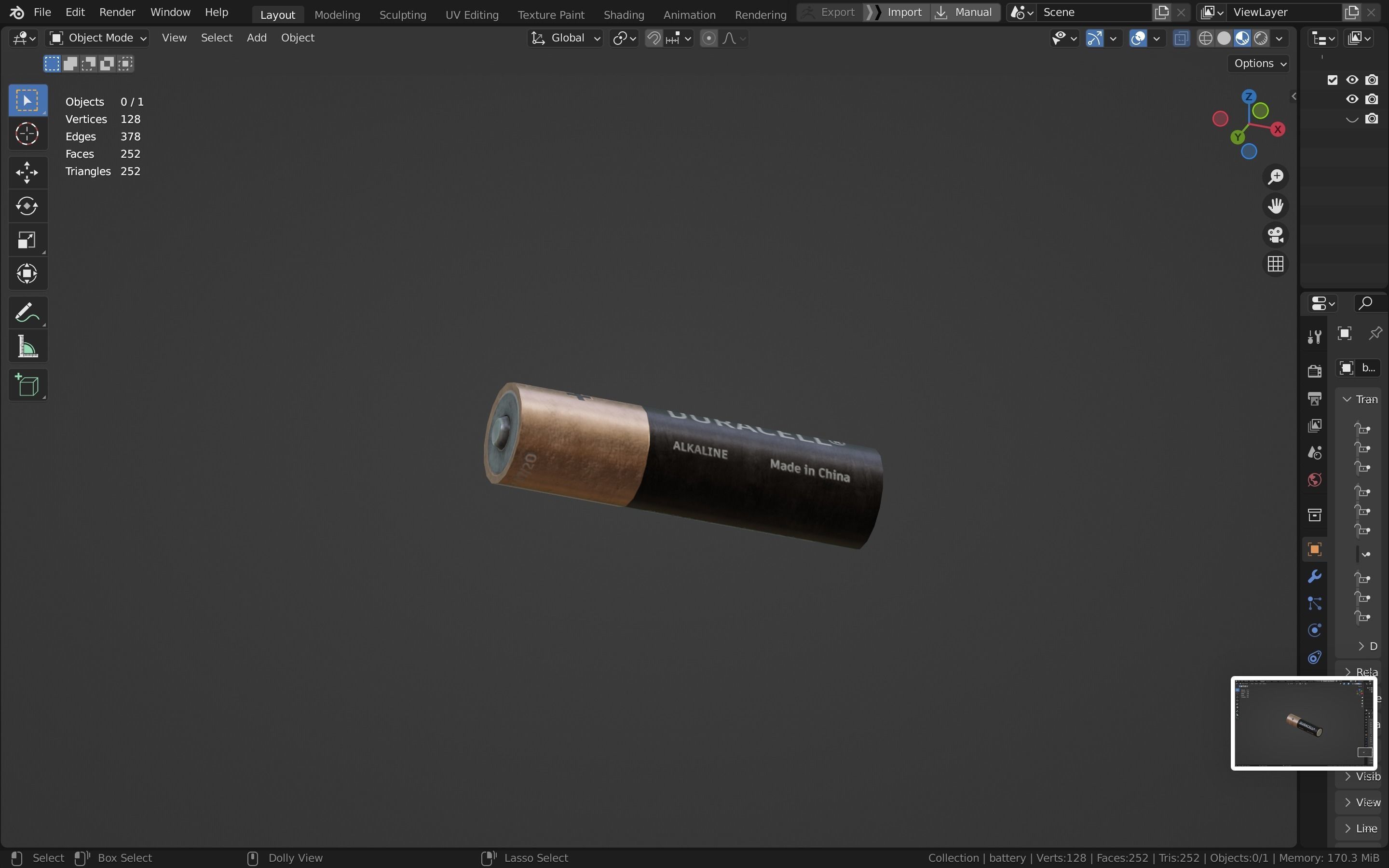 Calculator Low-poly 3D model_42
