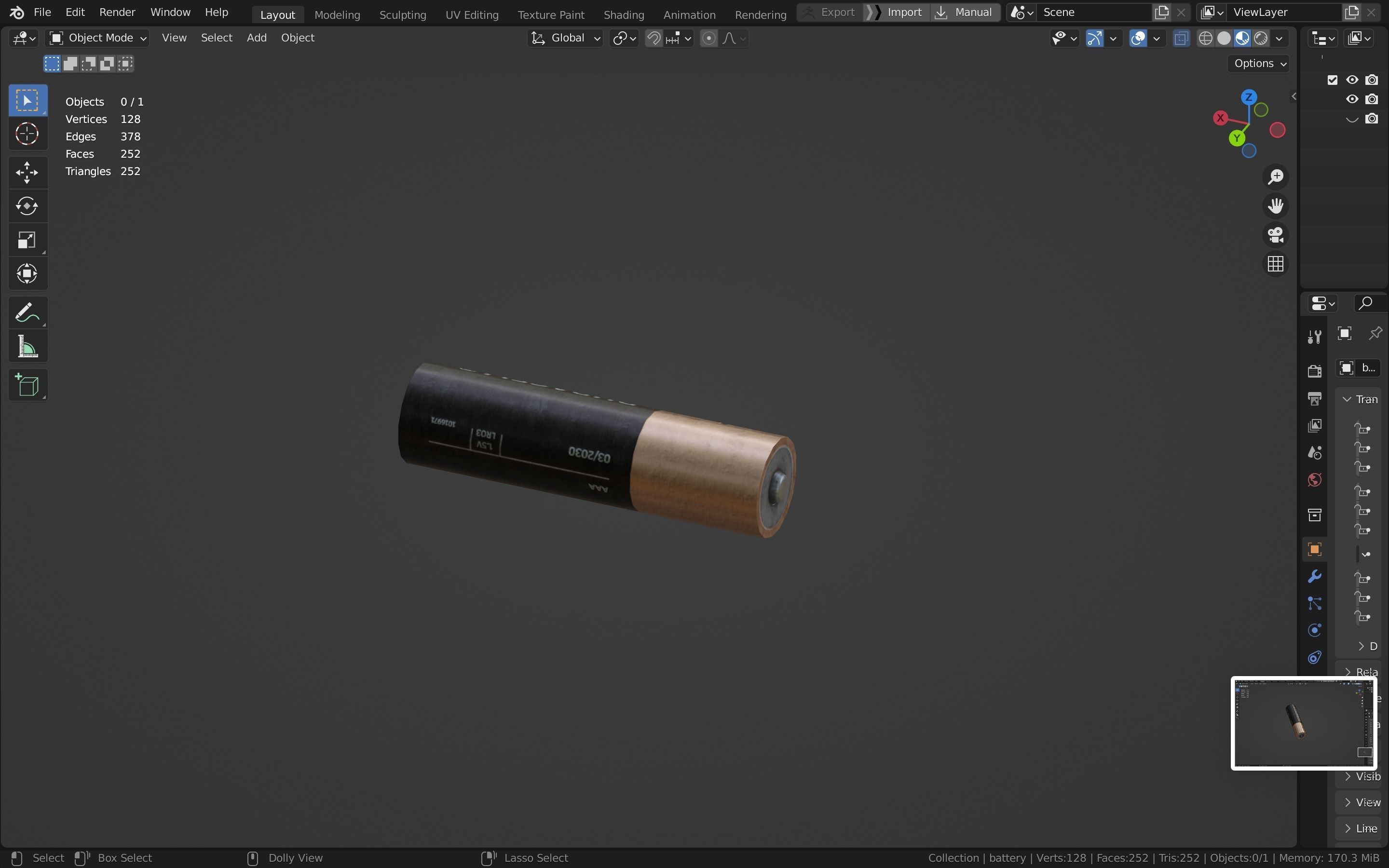 Calculator Low-poly 3D model_37
