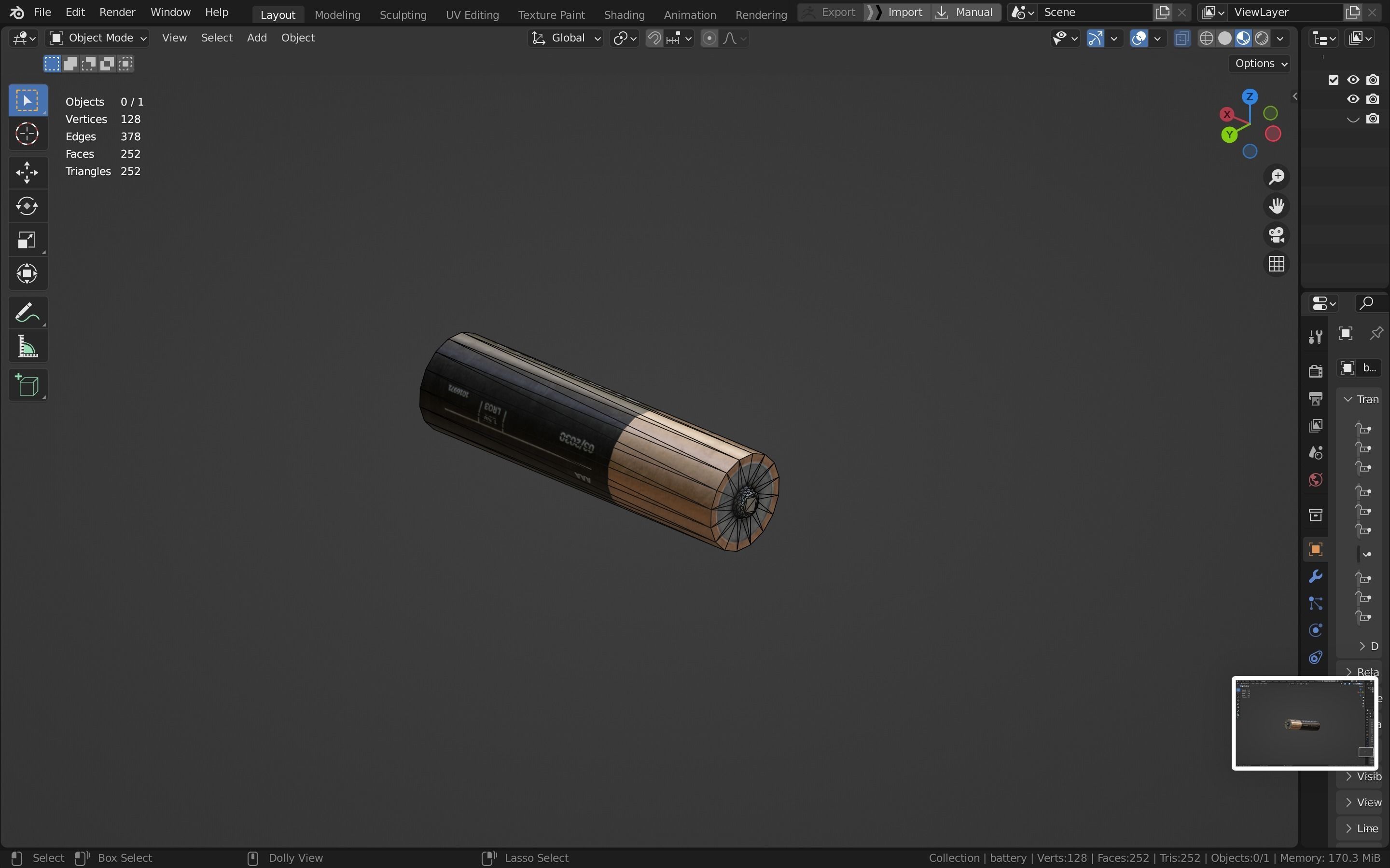 Calculator Low-poly 3D model_49