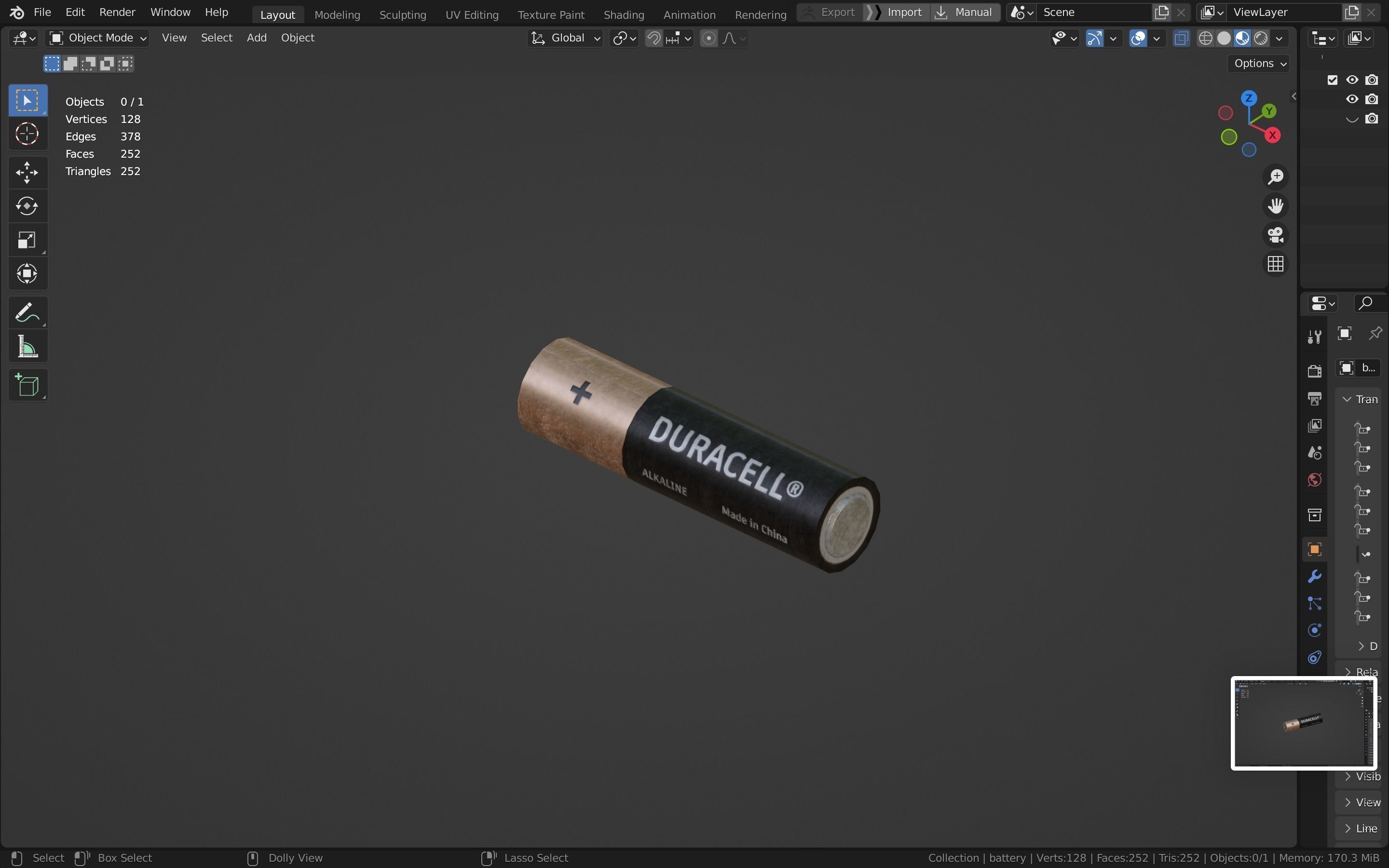 Calculator Low-poly 3D model_41