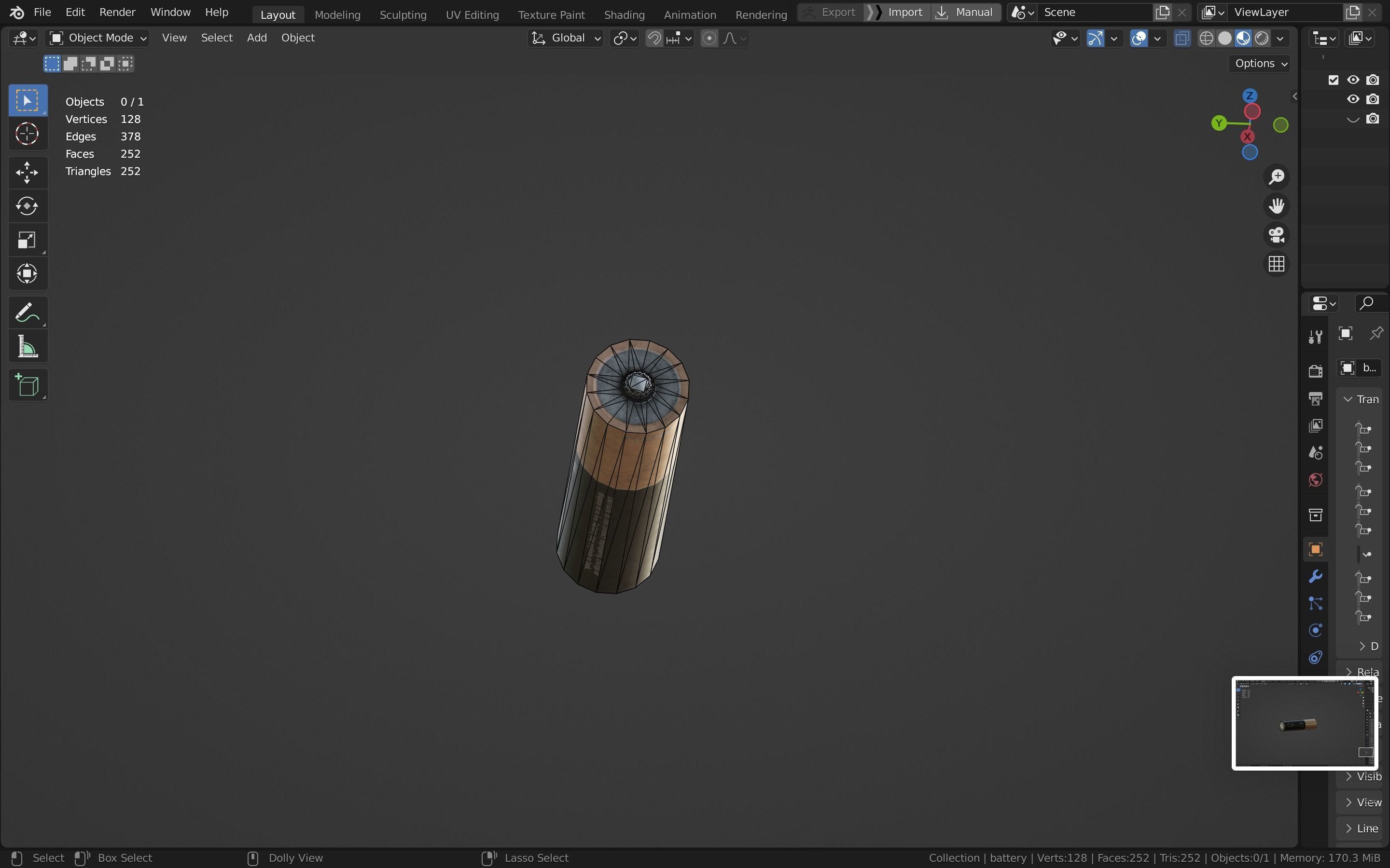 Calculator Low-poly 3D model_47