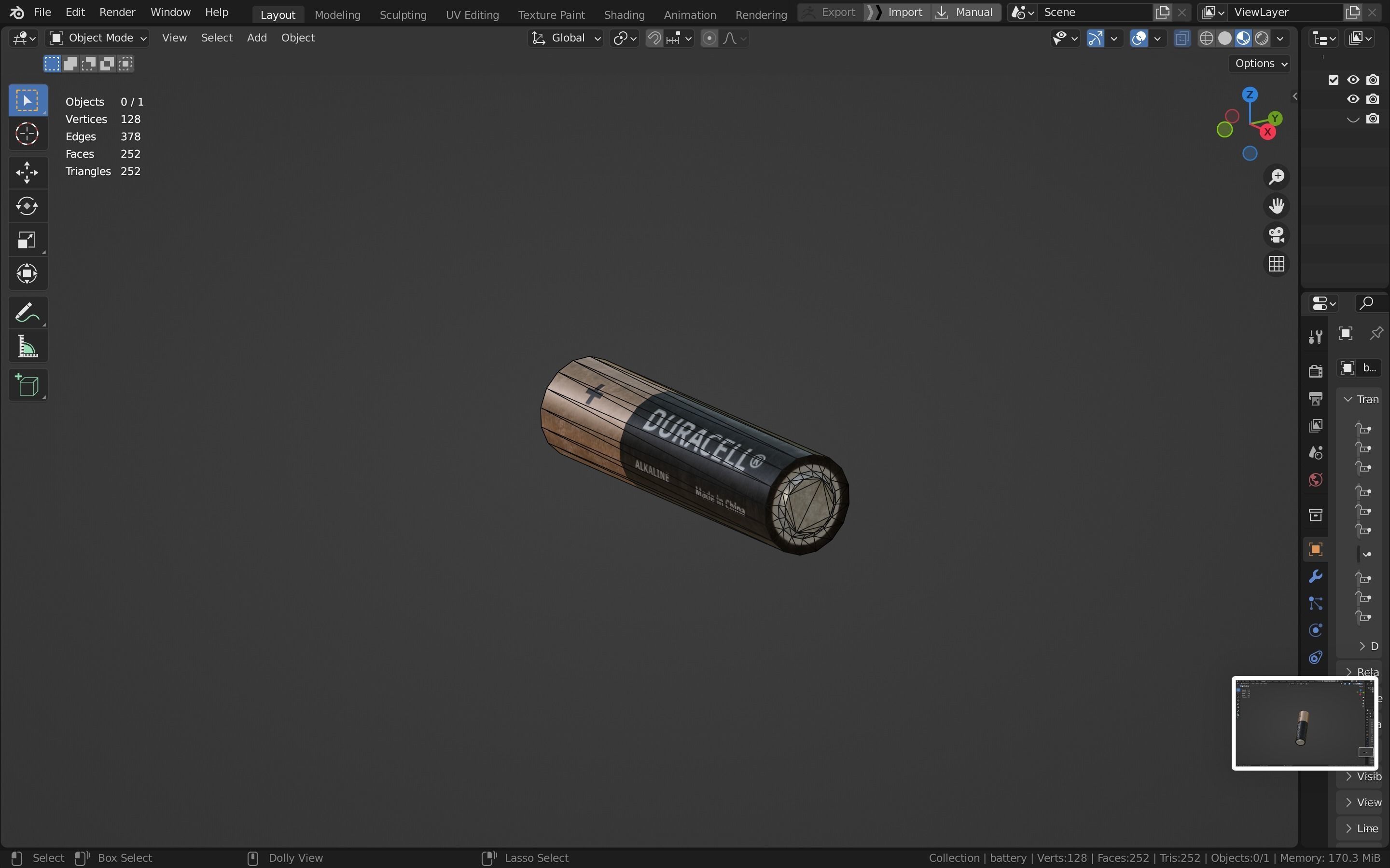 Calculator Low-poly 3D model_32