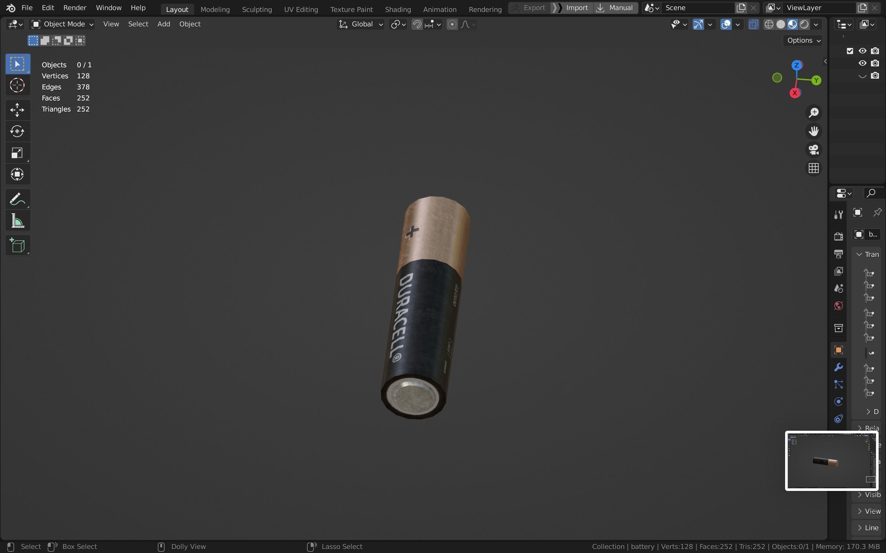 Calculator Low-poly 3D model_39