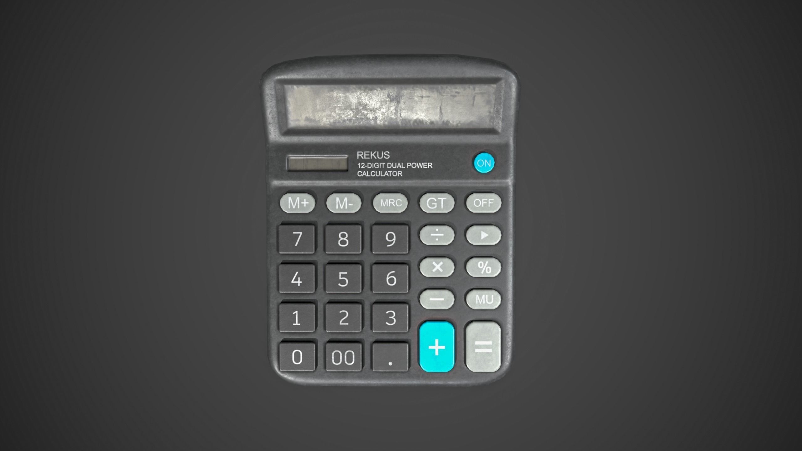 Calculator Low-poly 3D model_8