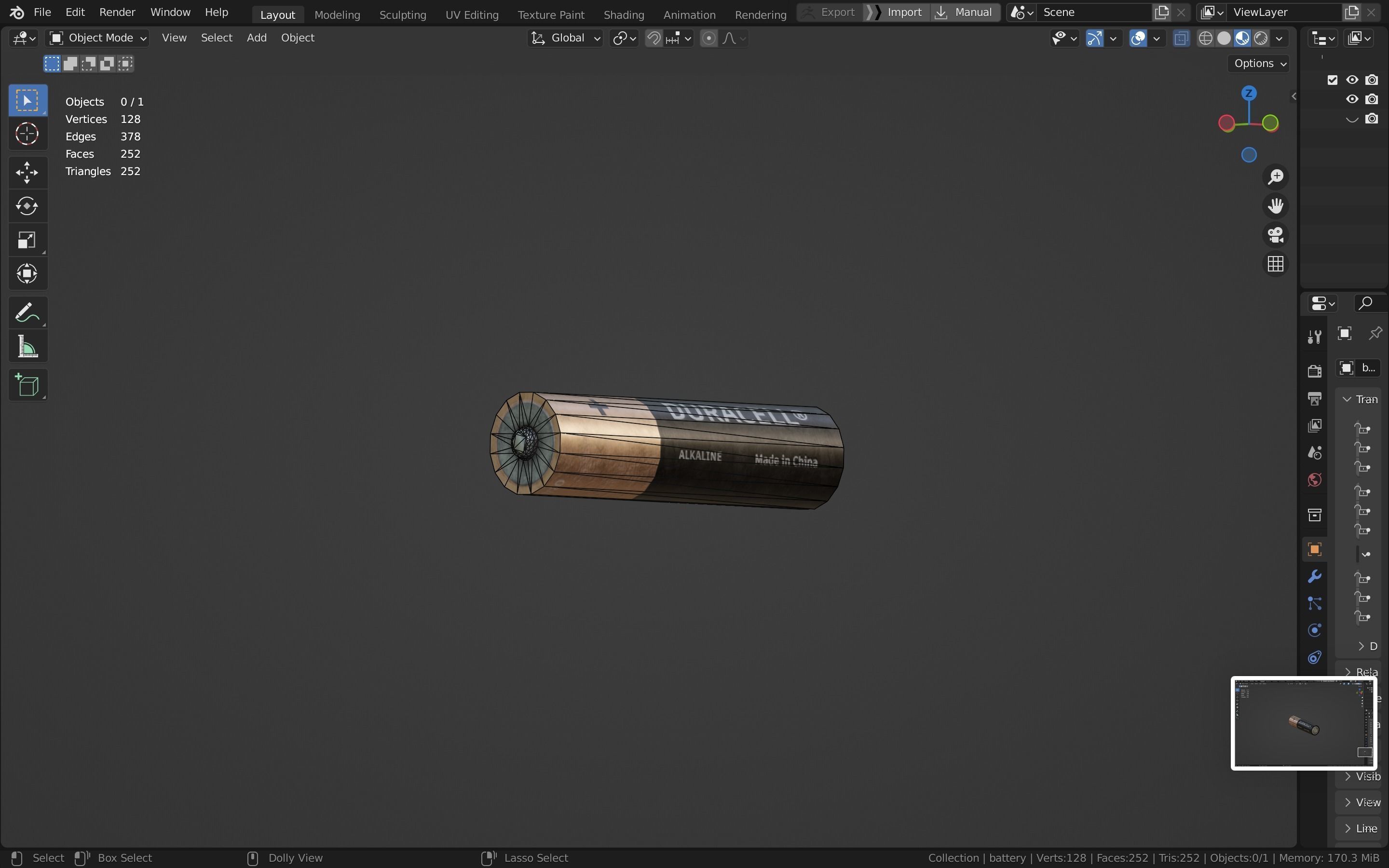 Calculator Low-poly 3D model_34