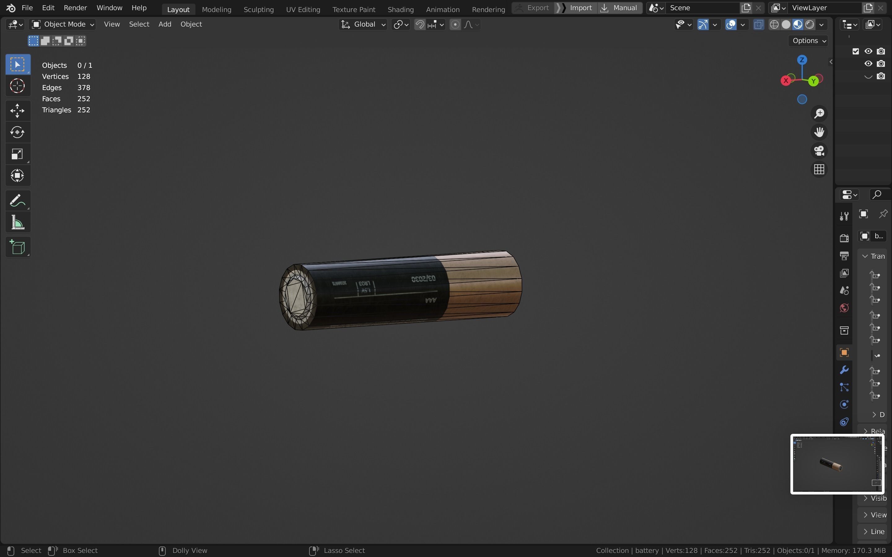 Calculator Low-poly 3D model_35