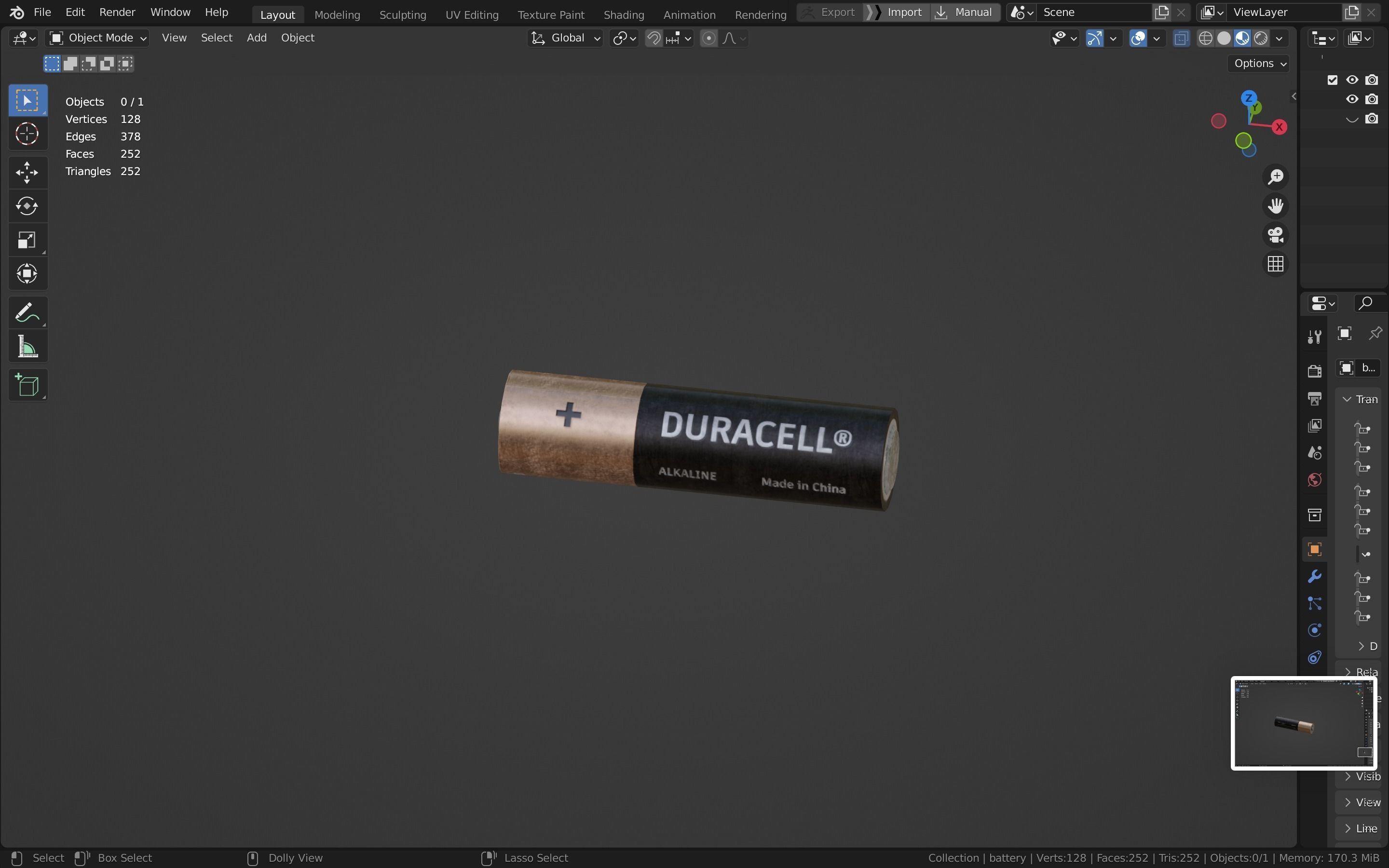 Calculator Low-poly 3D model_30