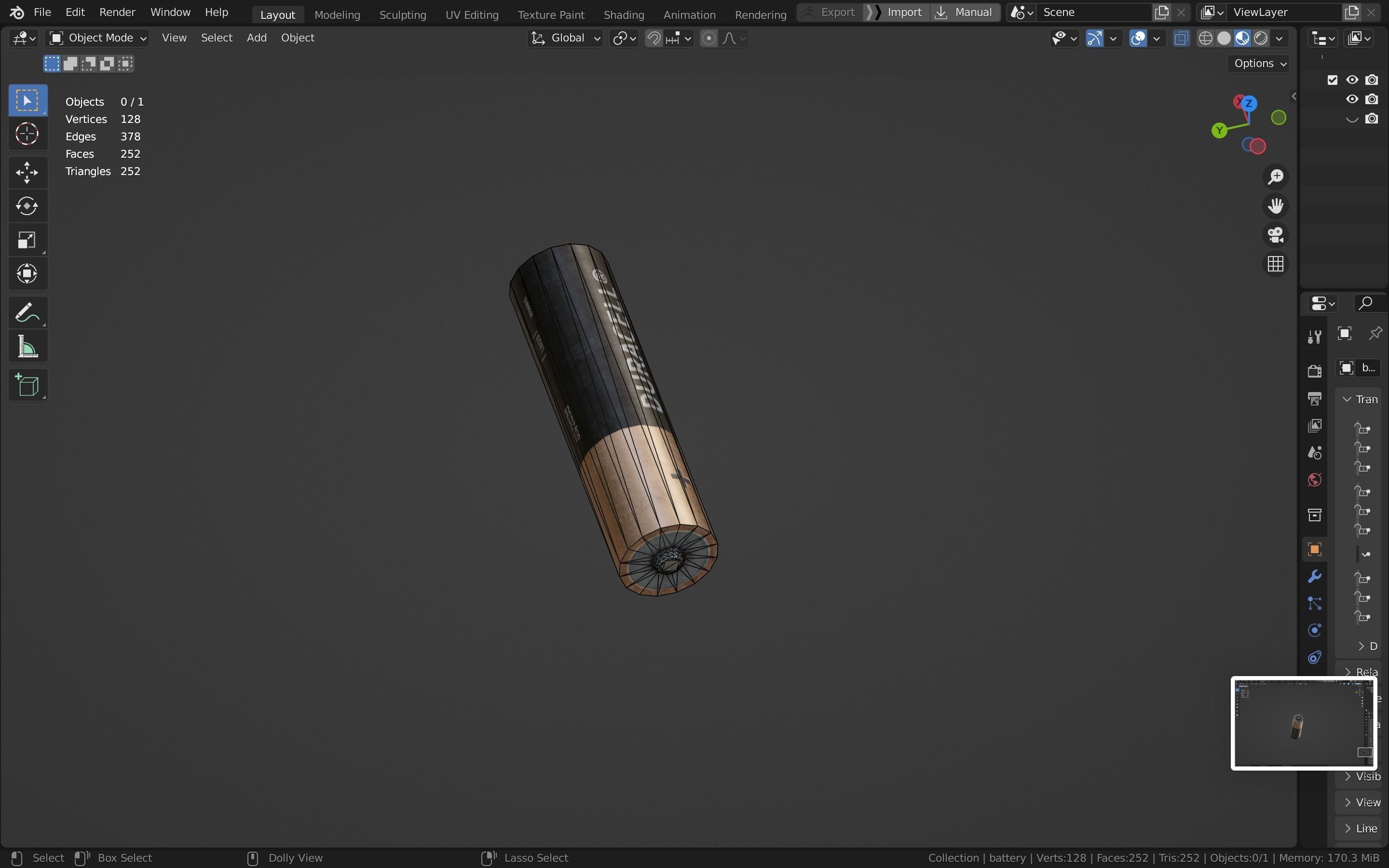 Calculator Low-poly 3D model_36