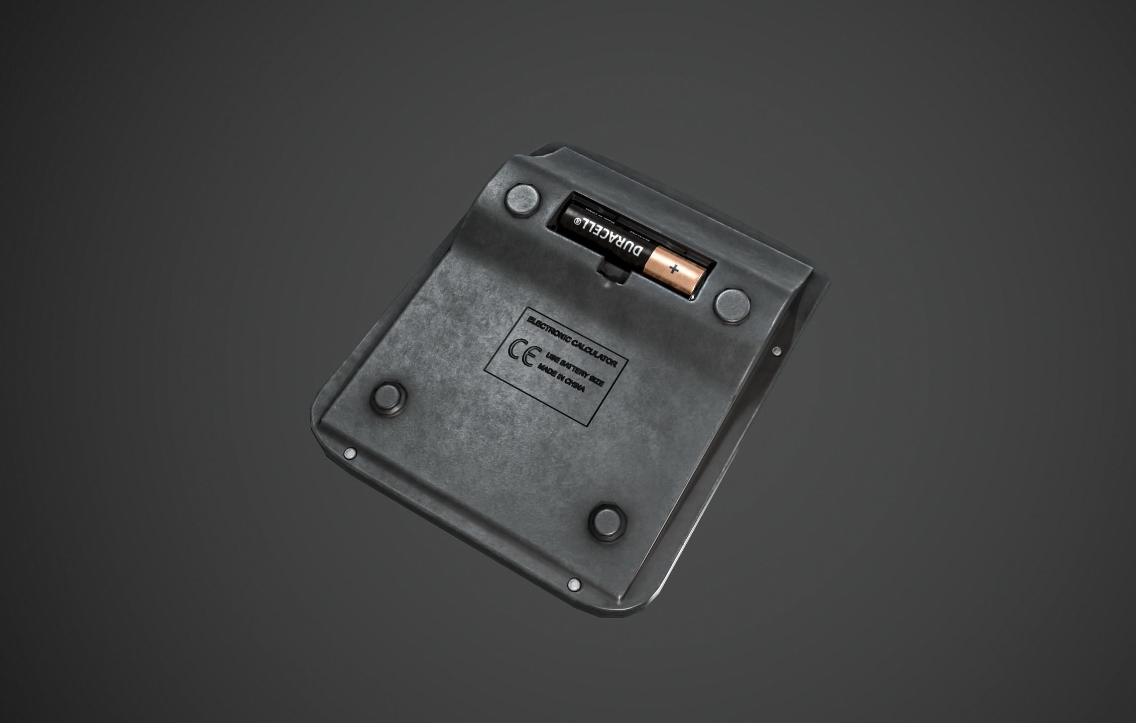 Calculator Low-poly 3D model_9