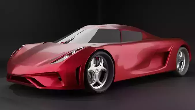 Koeningsegg Regera 3D Model