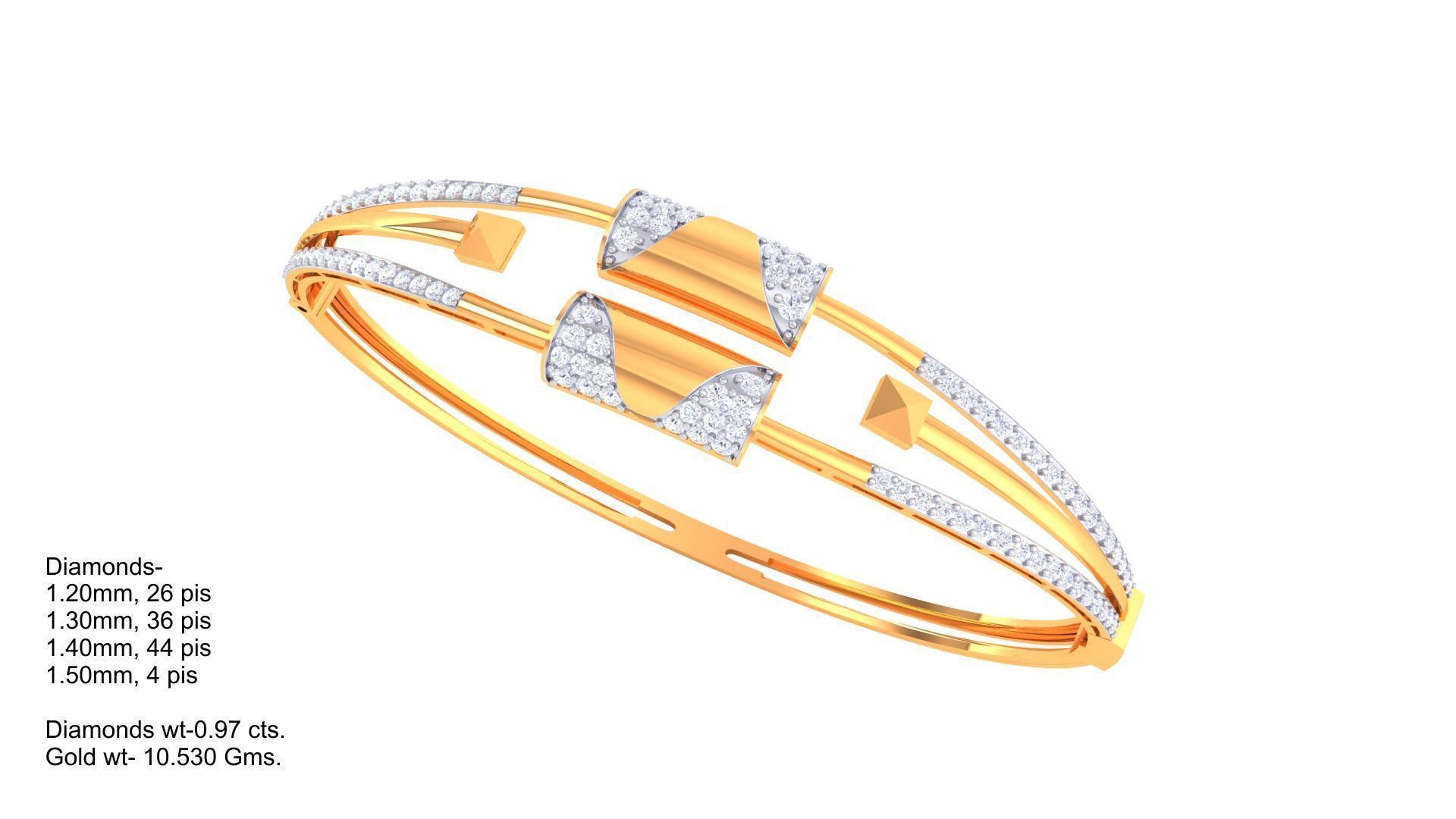 Bracelet - 19 3D print model_1