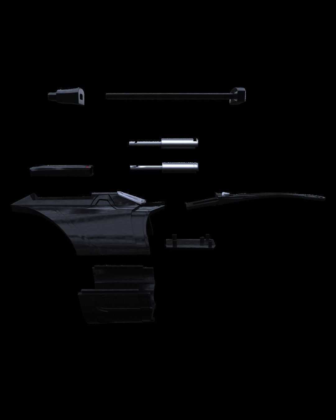 Spider-man Homecoming Web Shooter Functional - 3D printable file 3D print model_5