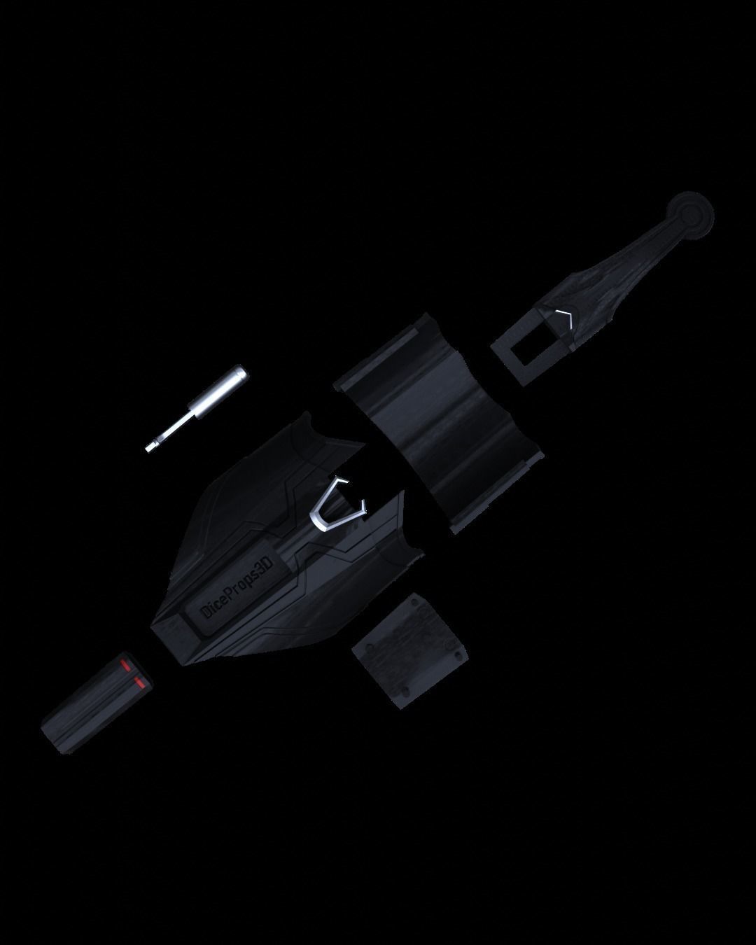 Spider-man Homecoming Web Shooter Functional - 3D printable file 3D print model_4