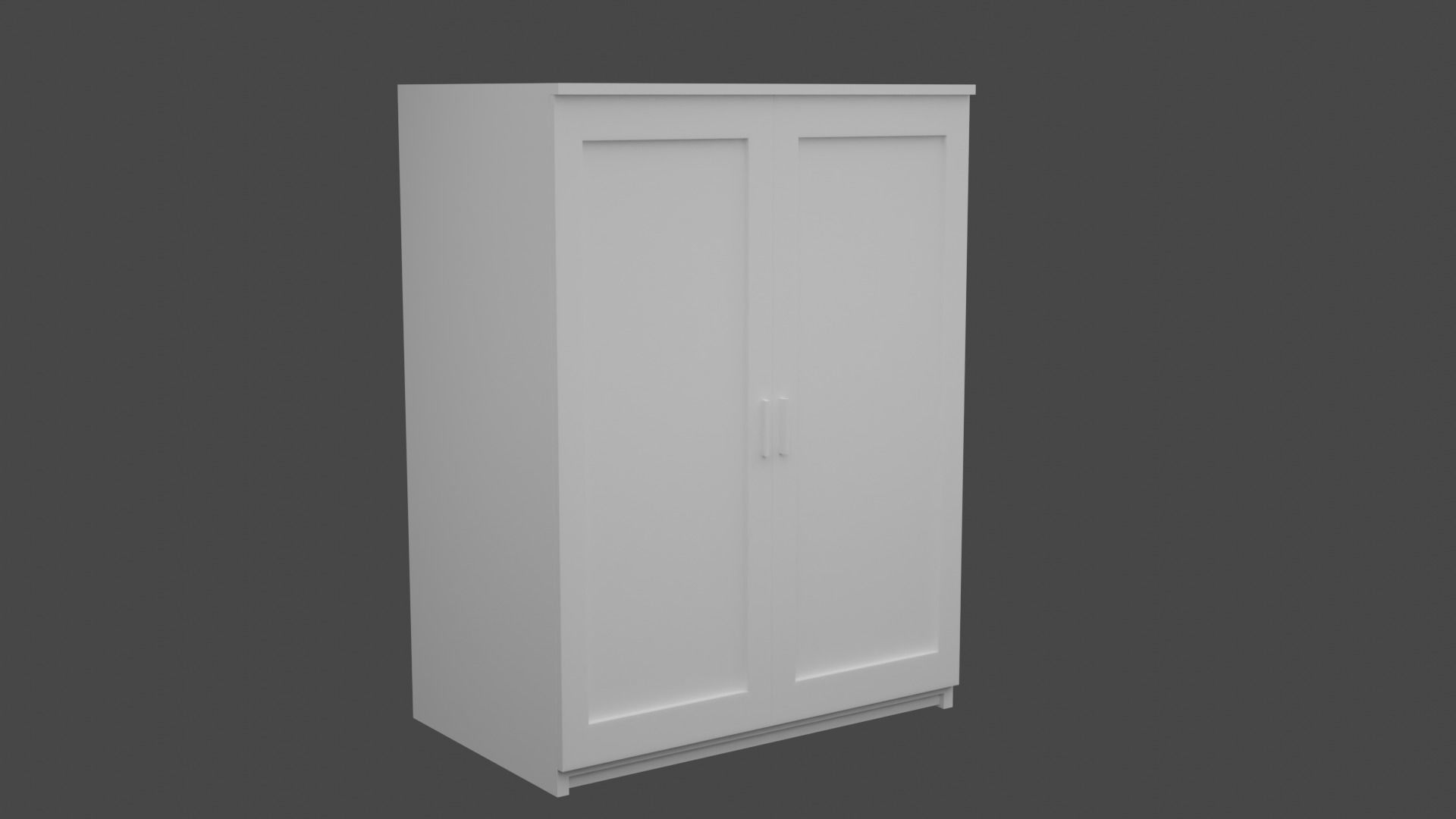 IKEA BRIMNES Wardrobe  3D model_5
