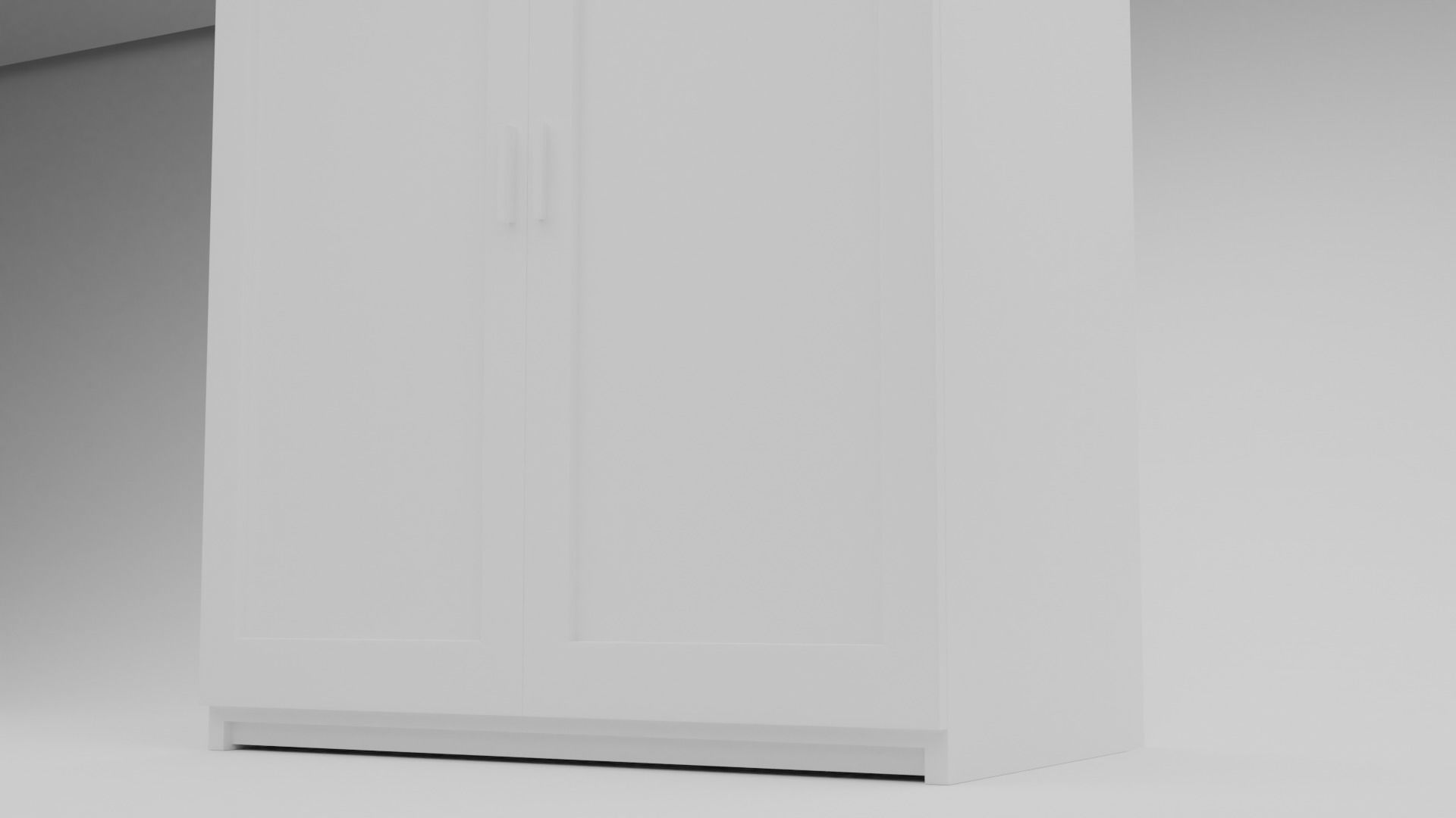 IKEA BRIMNES Wardrobe  3D model_2