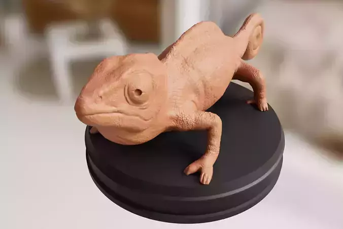 Chameleon figurine