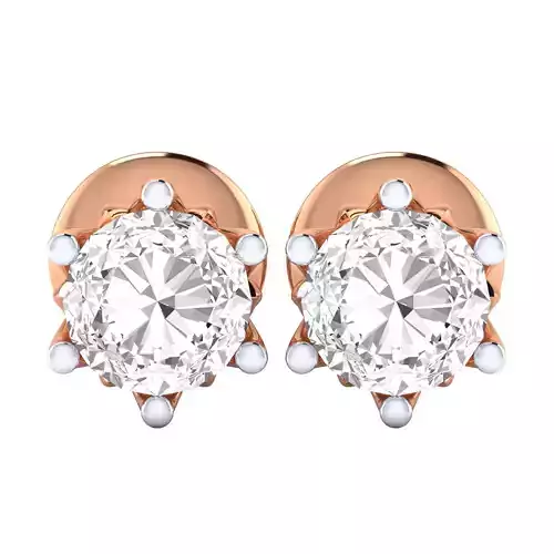 Women Stud Earrings STL JCD OBJ FBX Renders Details
