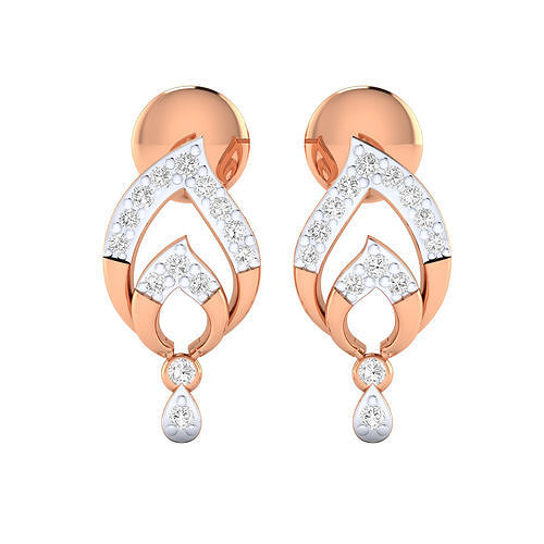 Women Earrings STL JCD OBJ FBX Renders Details 3D print model