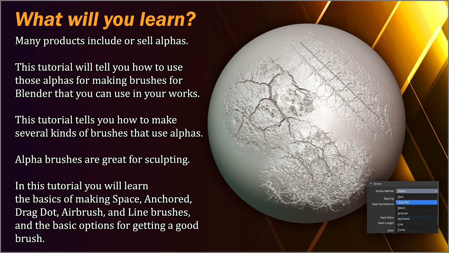 Blender Alpha Brushes Tutorial 3D model_2