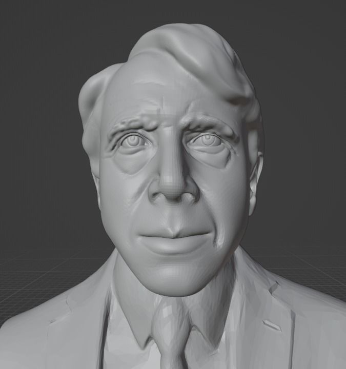 Robert Frost 3D print model_2