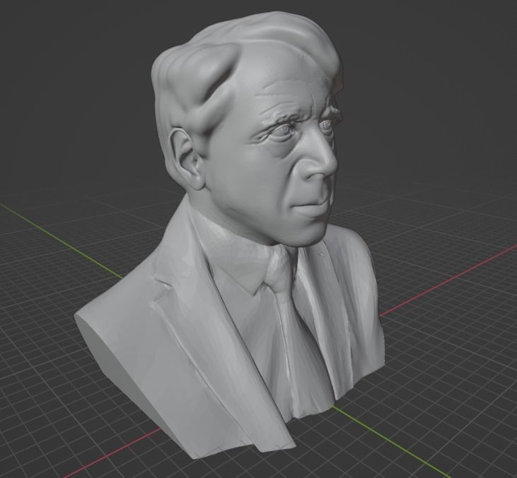 Robert Frost 3D print model_14