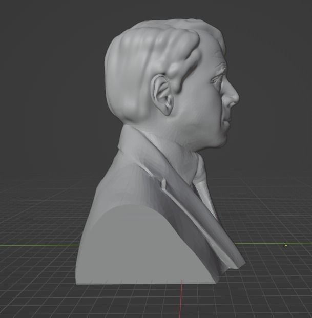 Robert Frost 3D print model_11