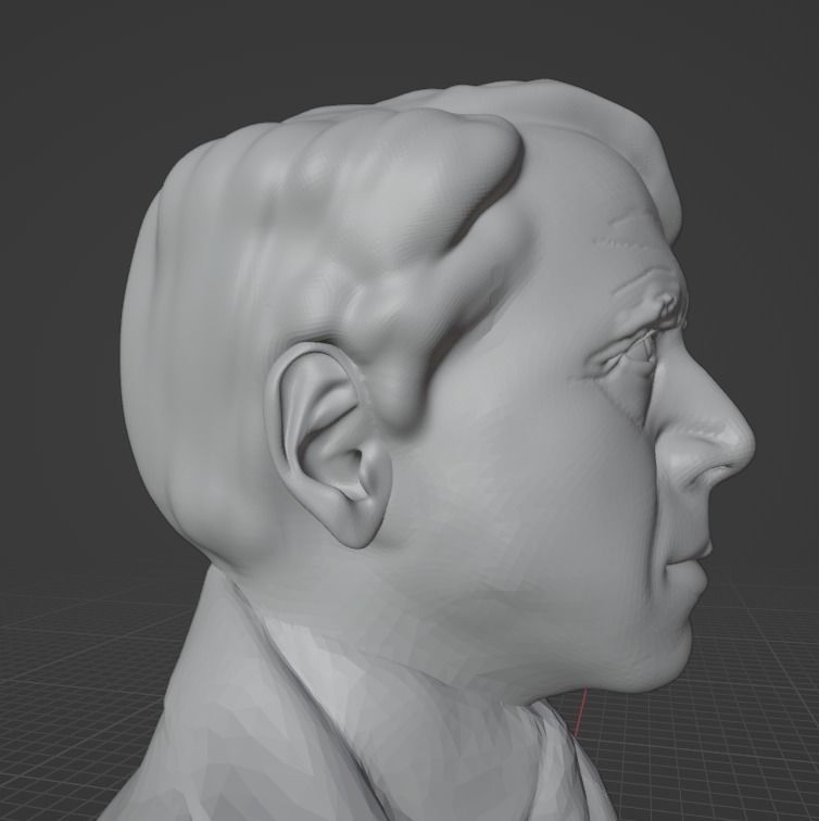 Robert Frost 3D print model_16