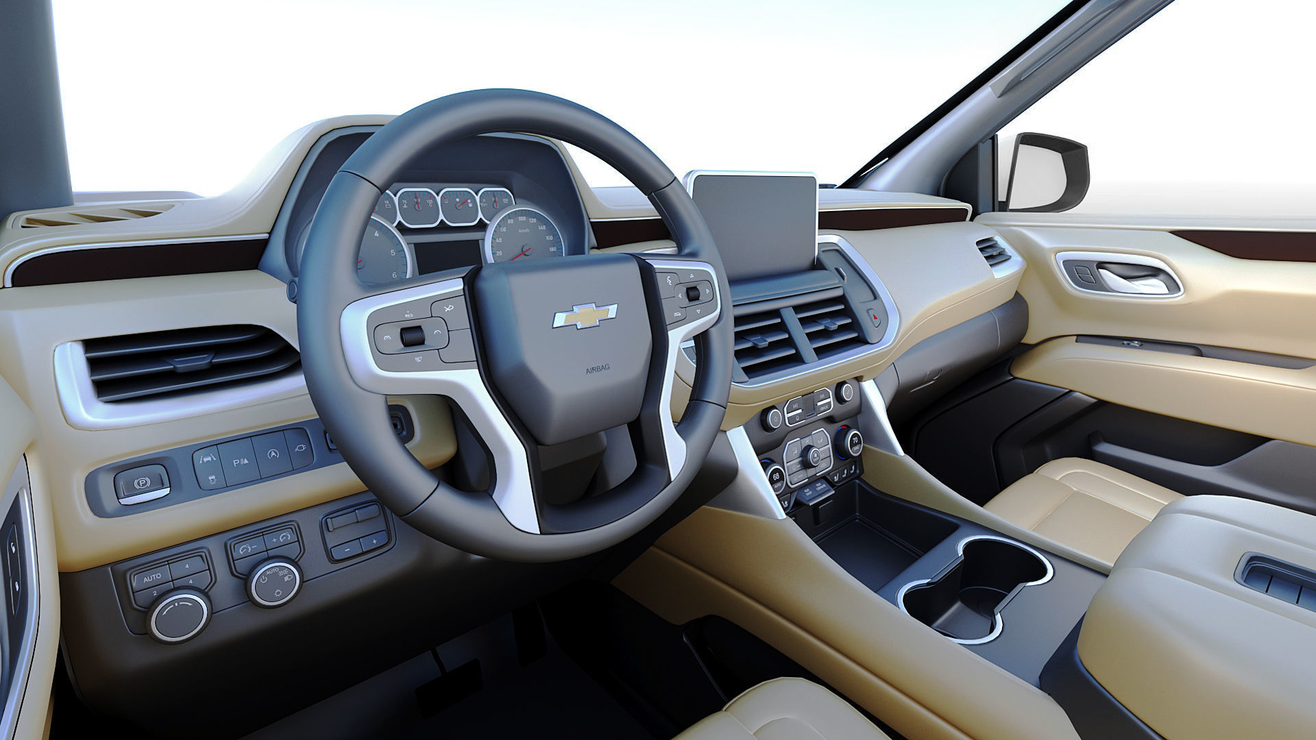 2022 Chevrolet Tahoe LT 3D model_24