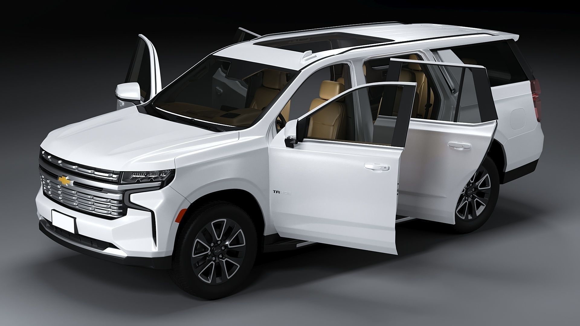 2022 Chevrolet Tahoe LT 3D model_15