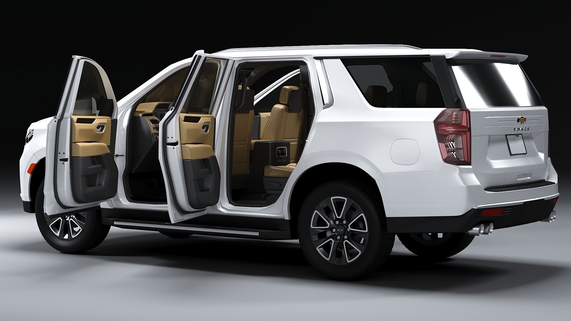 2022 Chevrolet Tahoe LT 3D model_12