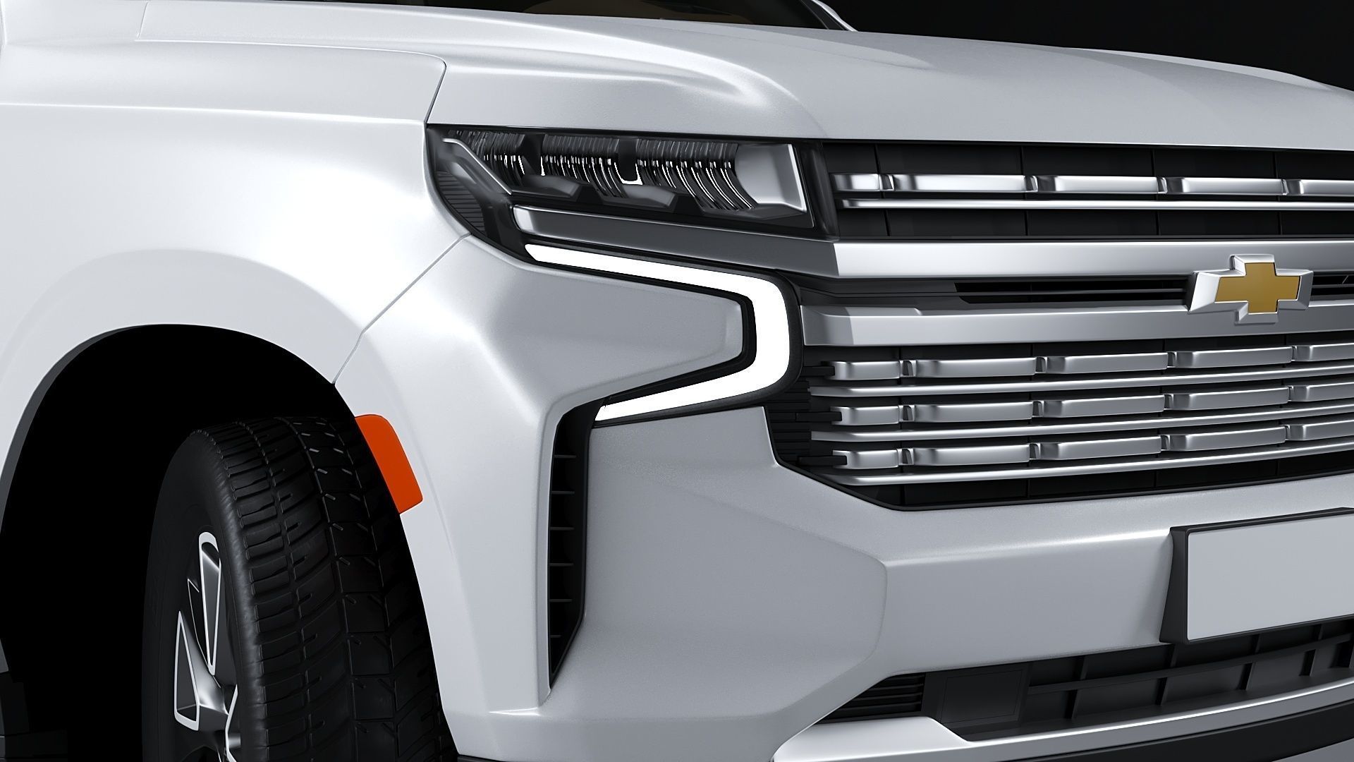 2022 Chevrolet Tahoe LT 3D model_2